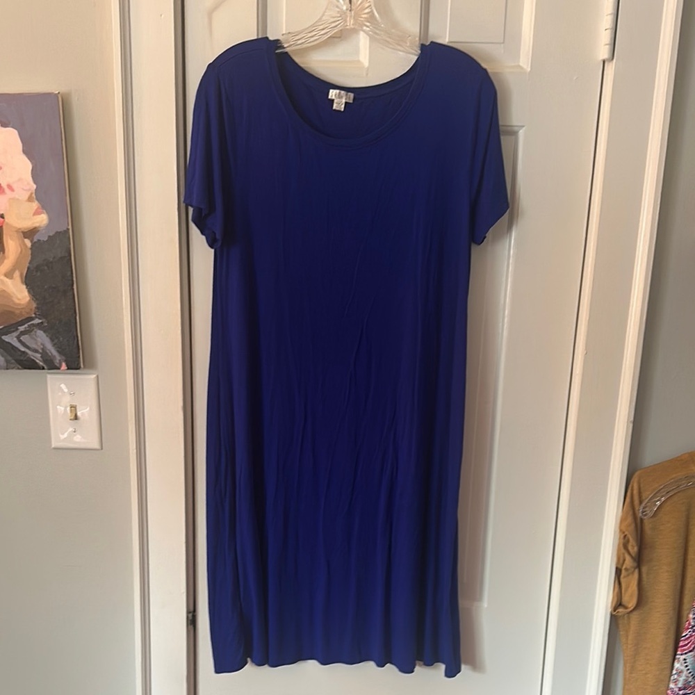 Spense maxi dress royal blue size large
